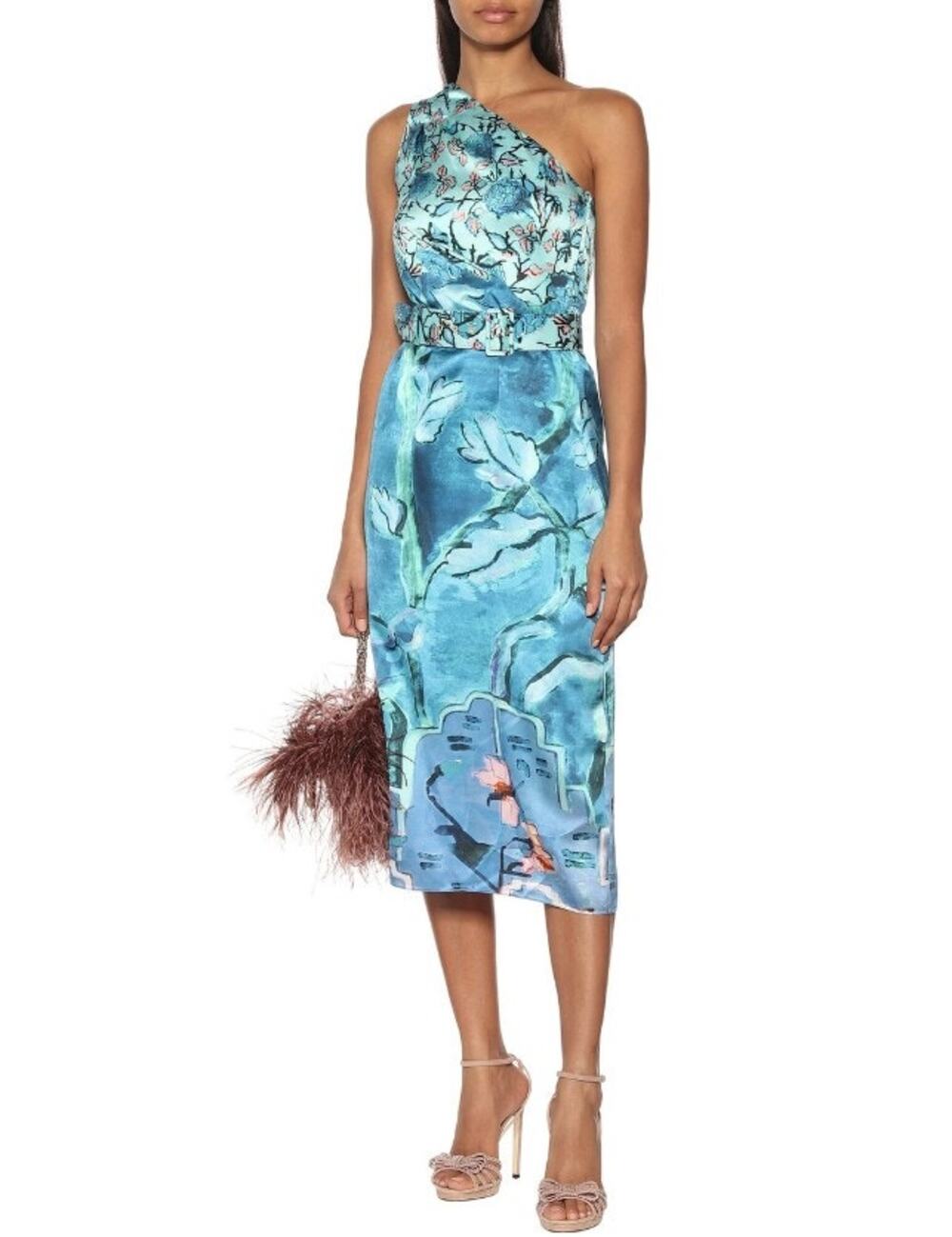 Peter Pilotto 100% silk midi dress